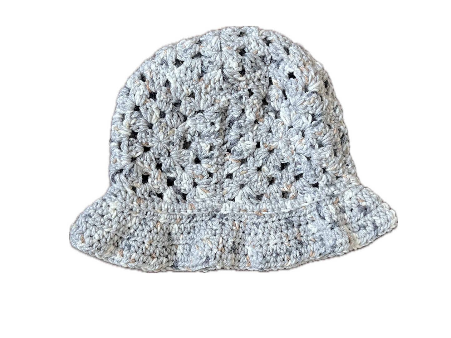 YG Granny’s “Granny Squares” Crocheted Bucket Hat