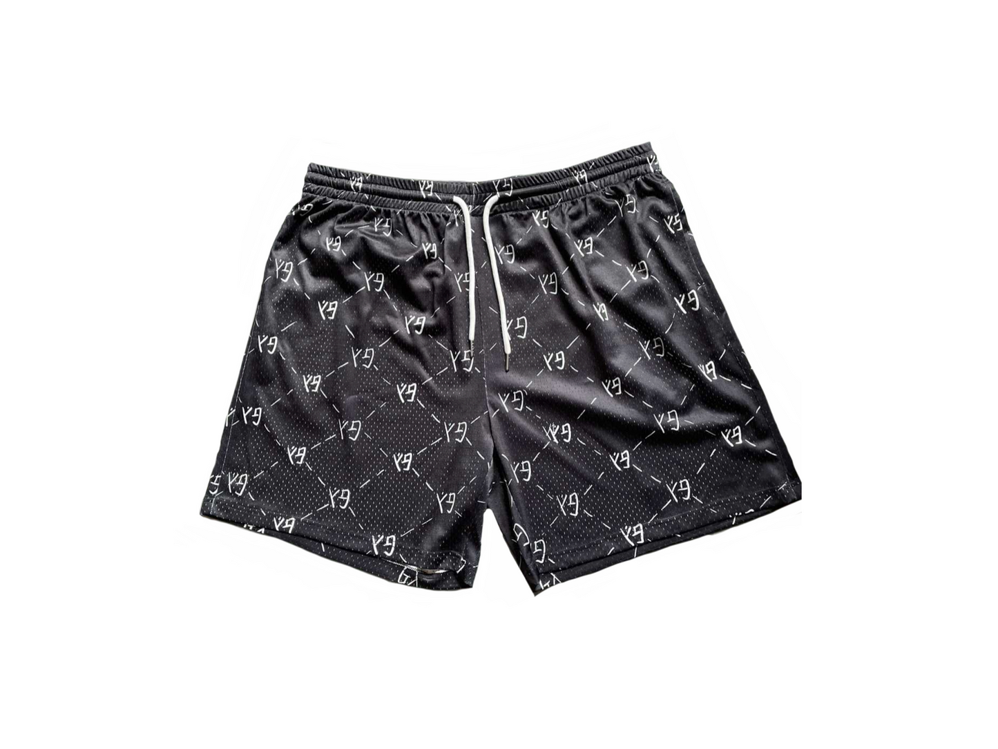 YG “Monogram” Mesh Shorts